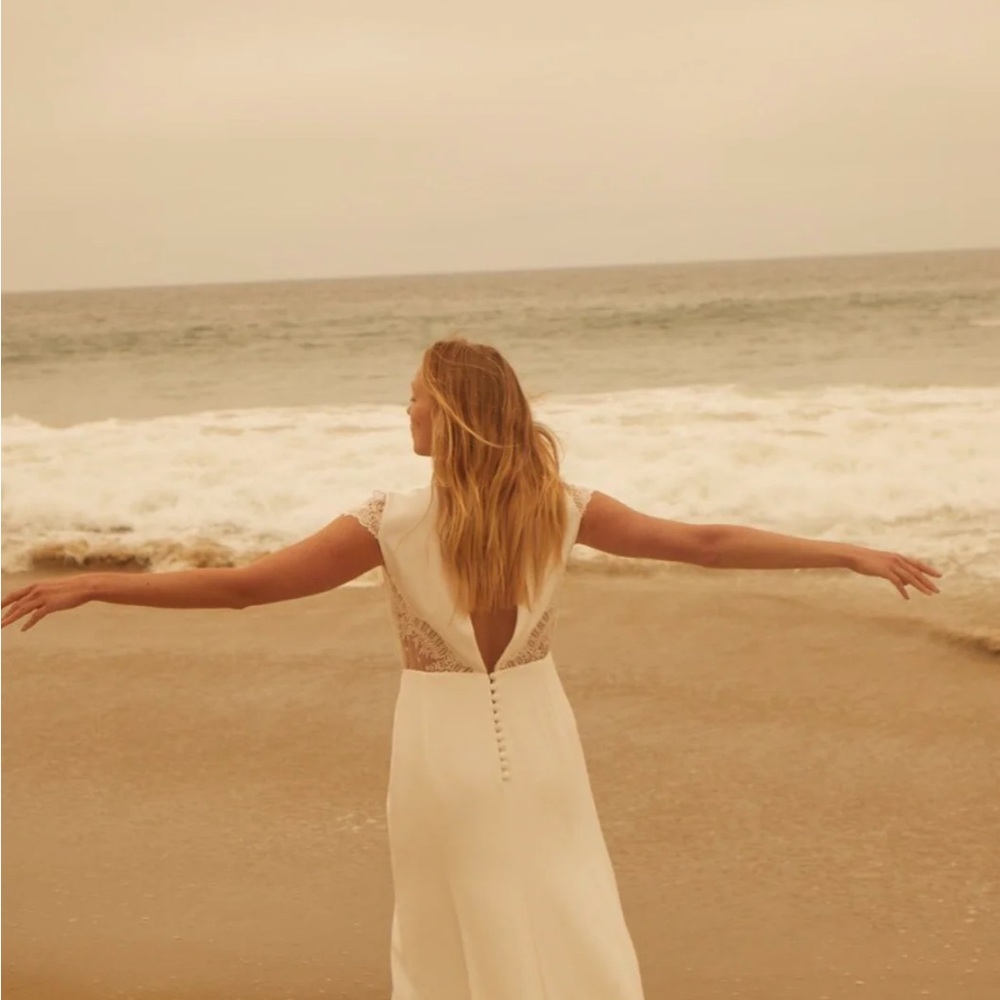 CHRISTINA SFEZ WEDDING GOWN — handmade in France